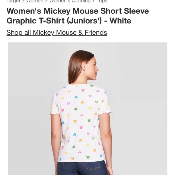 Women’s Mickey Mouse Graphic Tee - Picture 2 of 6
